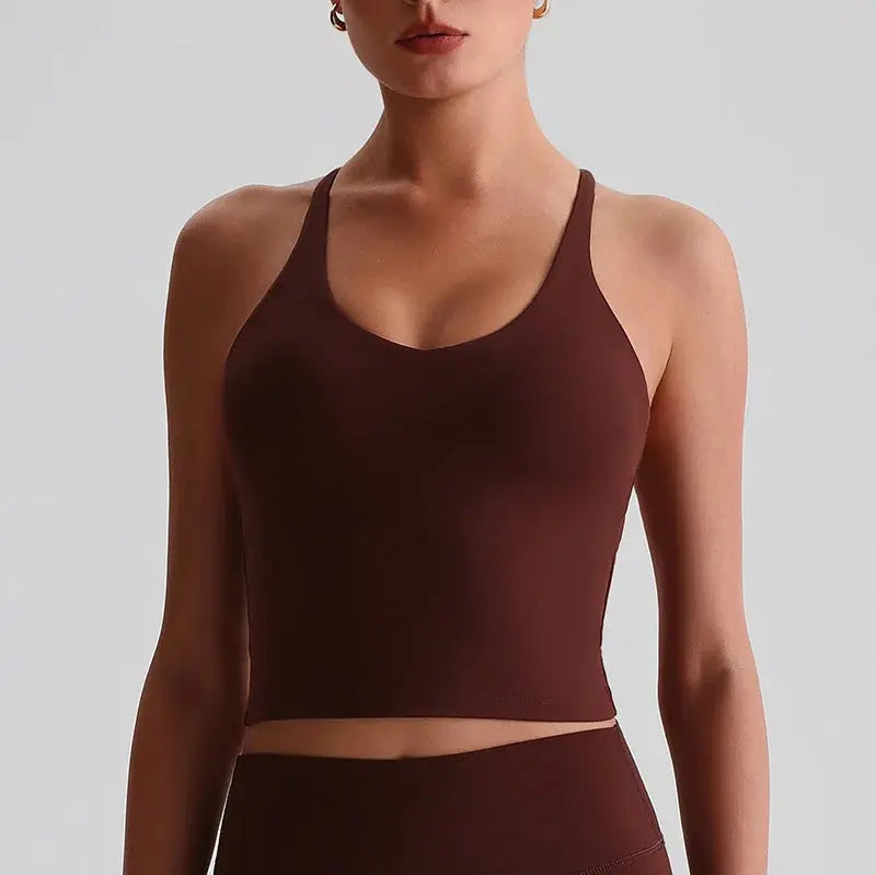 Haut yoga femme dos ouvert Zen Addict