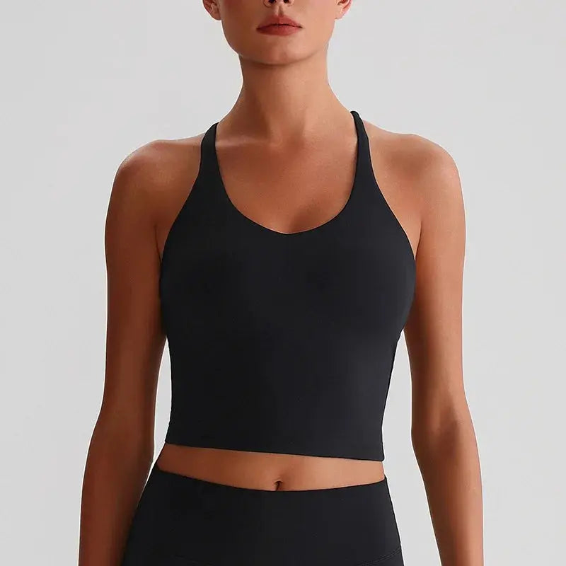 Haut yoga femme dos ouvert Zen Addict