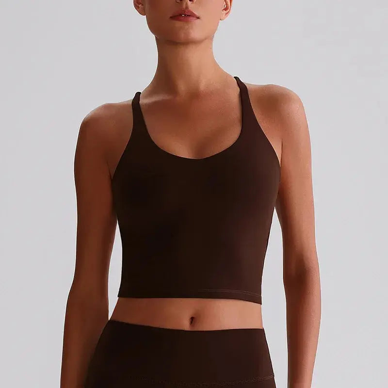 Haut yoga femme dos ouvert Zen Addict