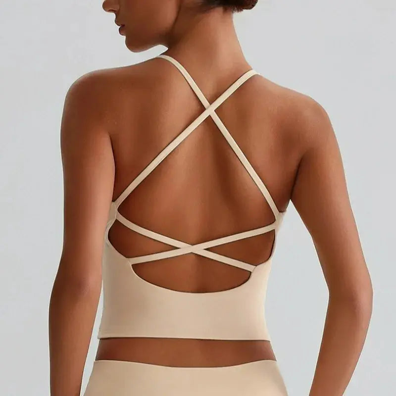 Haut yoga femme dos ouvert Zen Addict