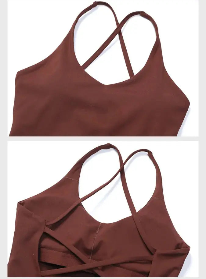 Haut yoga femme dos ouvert Zen Addict